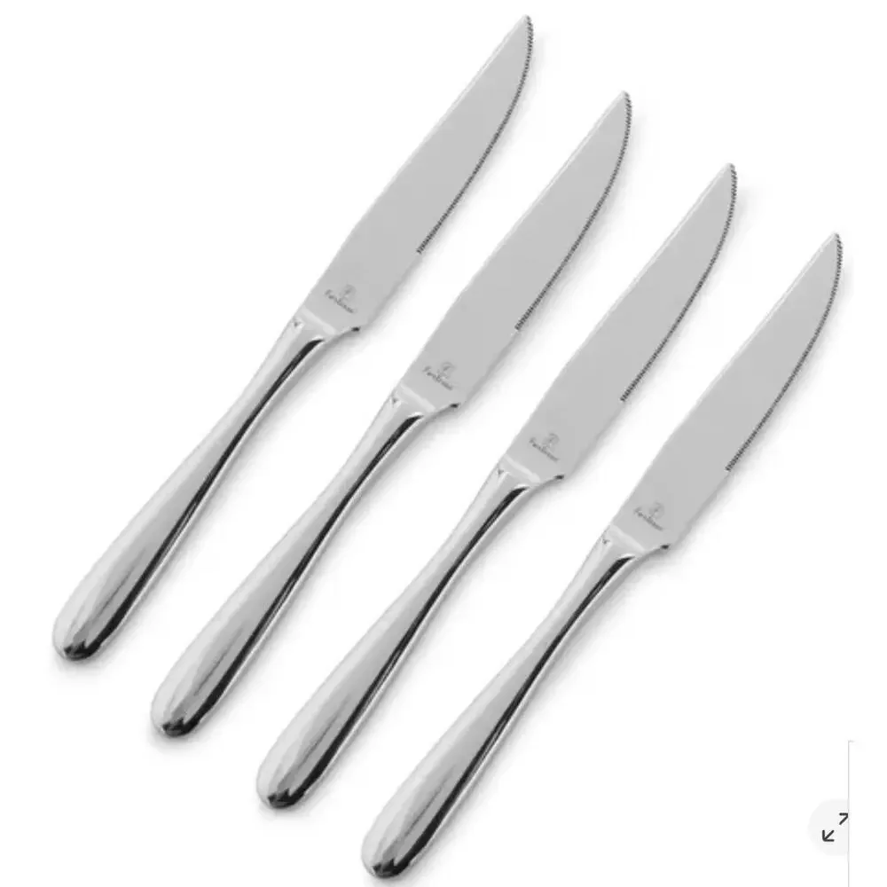 Fortessa Grand City Steak Knives, Set of 4. Retail Price 44.95 USD